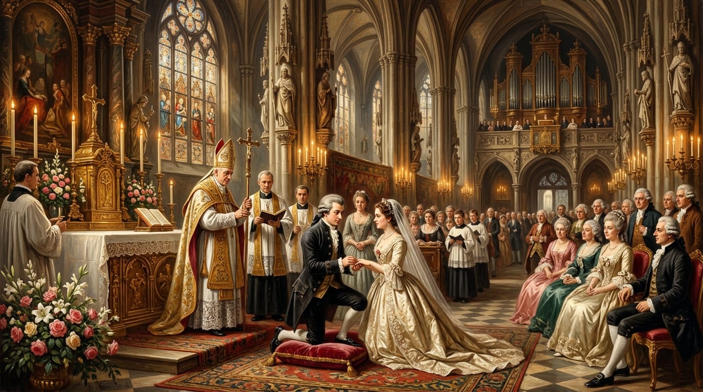 Marriage to Constanze Weber